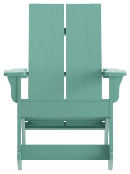 Finn Set of 2 Outdoor Rocking Adirondack Chair Rust Resistant Hardware   Contemporary   Outdoor Rocking Chairs   by Pot Racks Plus  Houzz