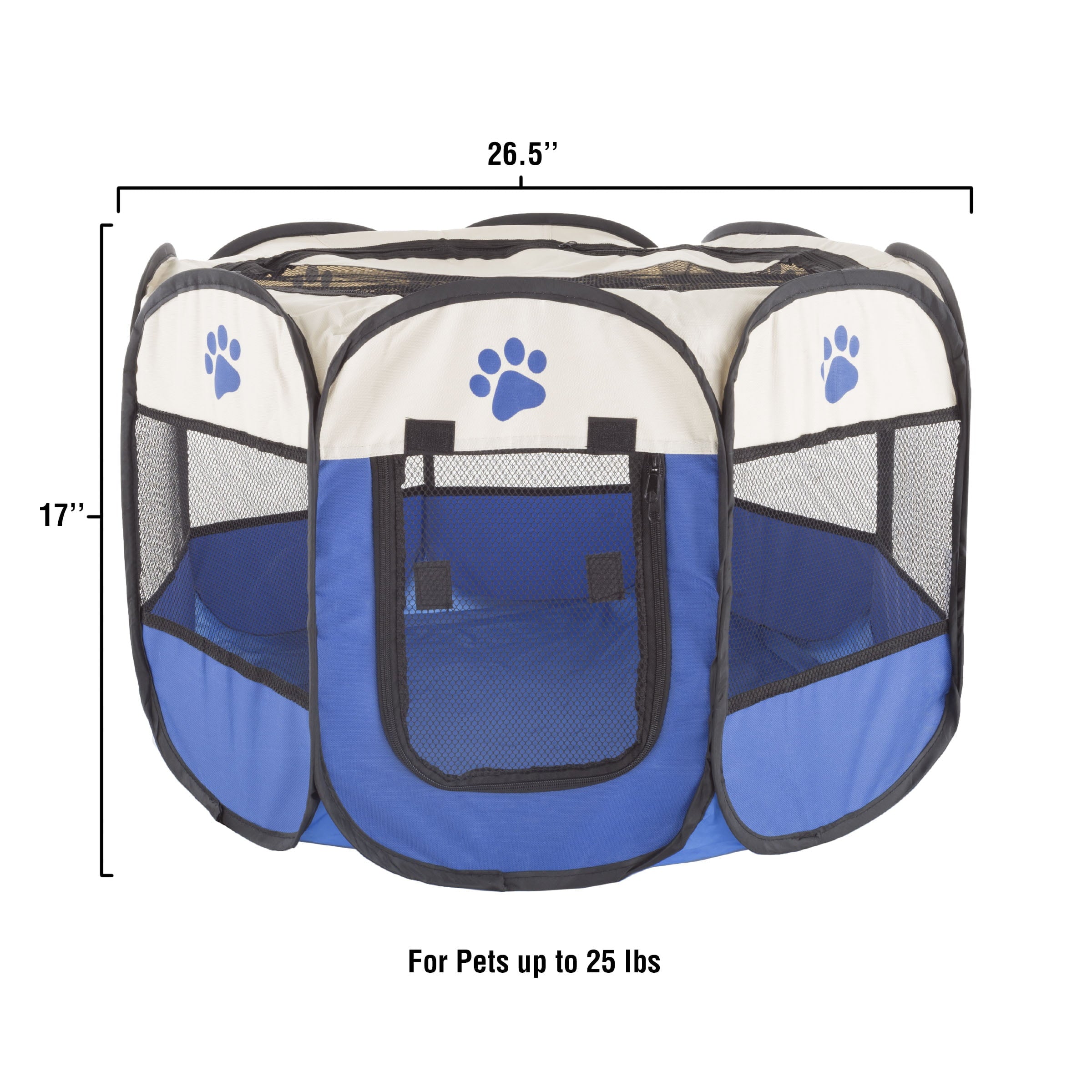 Pop-Up Puppy Playpen and Cat Tent- Portable Pet Playpen for Dogs and Cats by Petmaker