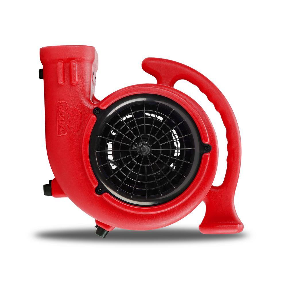 B-Air 13 HP Air Mover for Water Damage Restoration Carpet Dryer Janitorial Floor Blower Fan in Red BA-VP-X34-RD