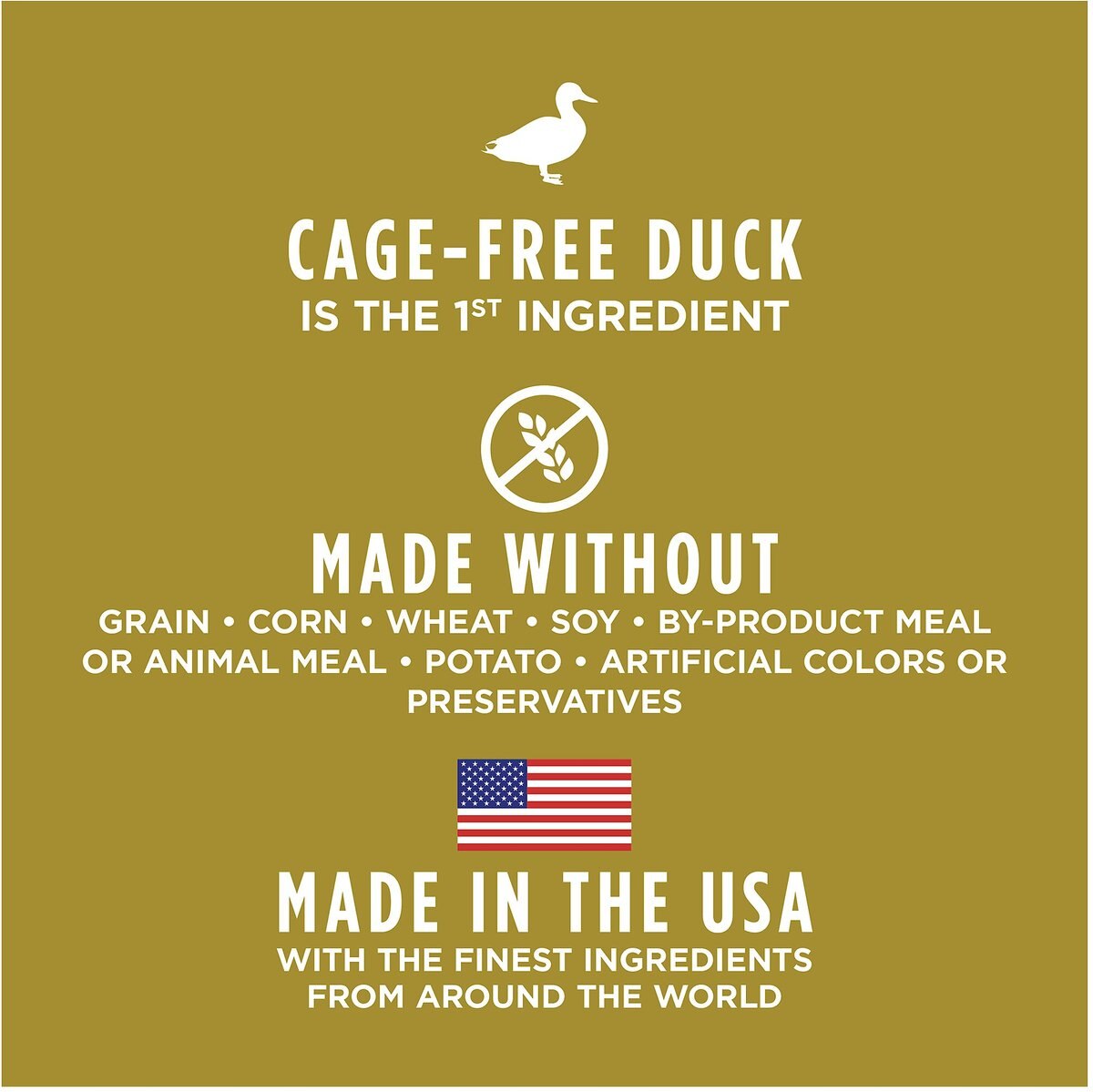 Instinct Ultimate Protein Grain-Free Cage-Free Duck Recipe Freeze-Dried Raw Coated Dry Cat Food