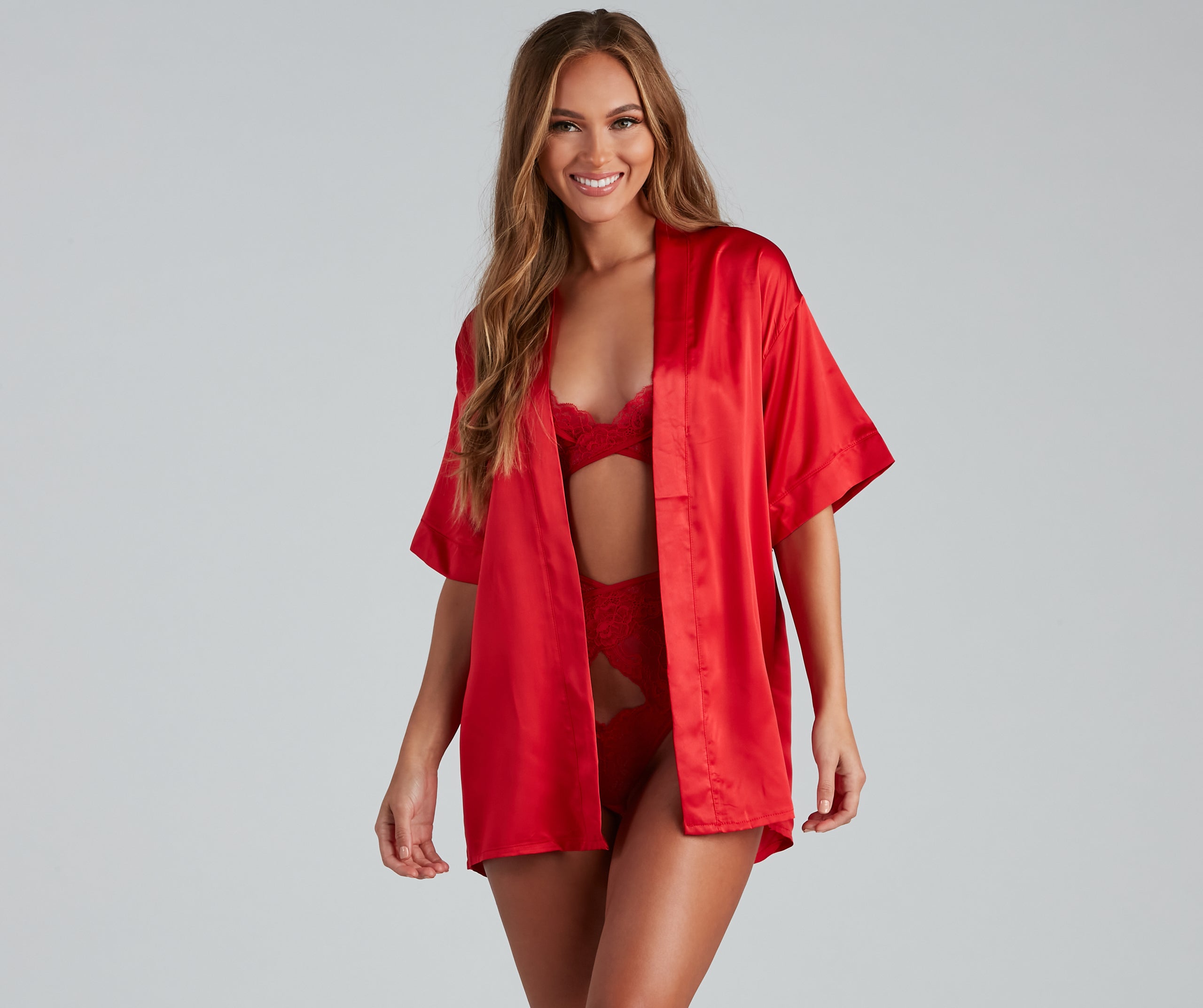 Sleek And Stunning Satin Robe