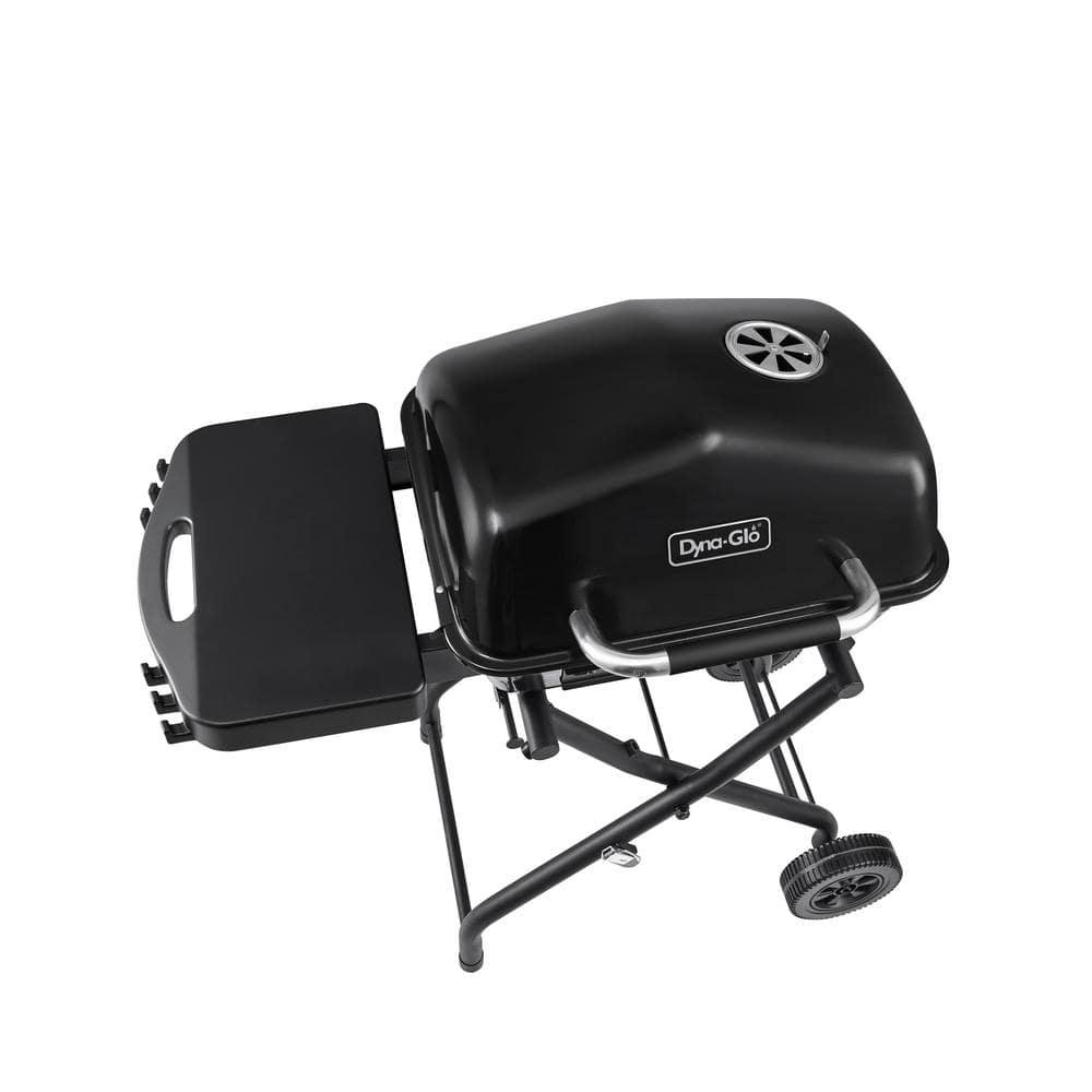 DynaGlo Portable Charcoal Grill in Black