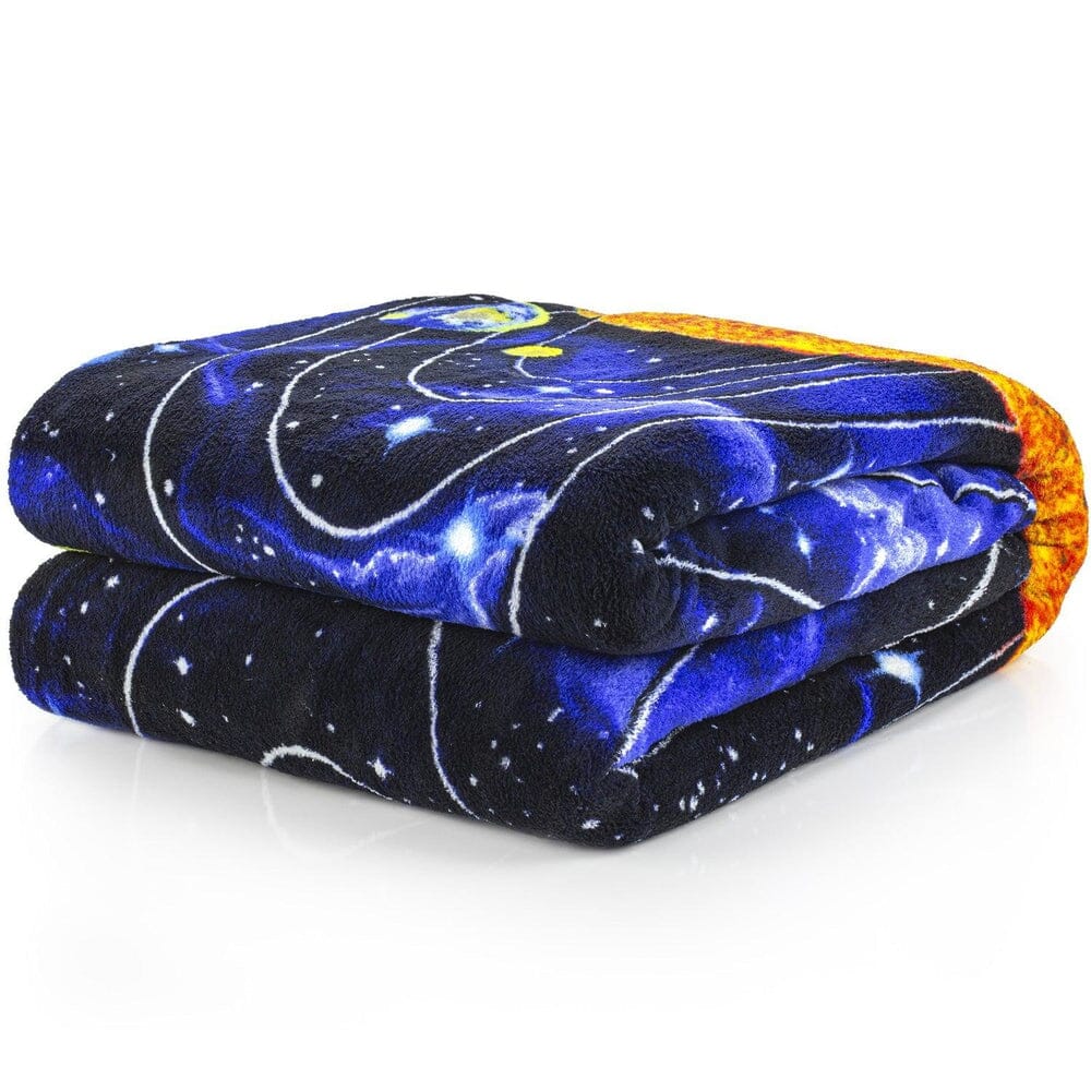 Solar System Super Soft Plush Fleece Throw Blanket