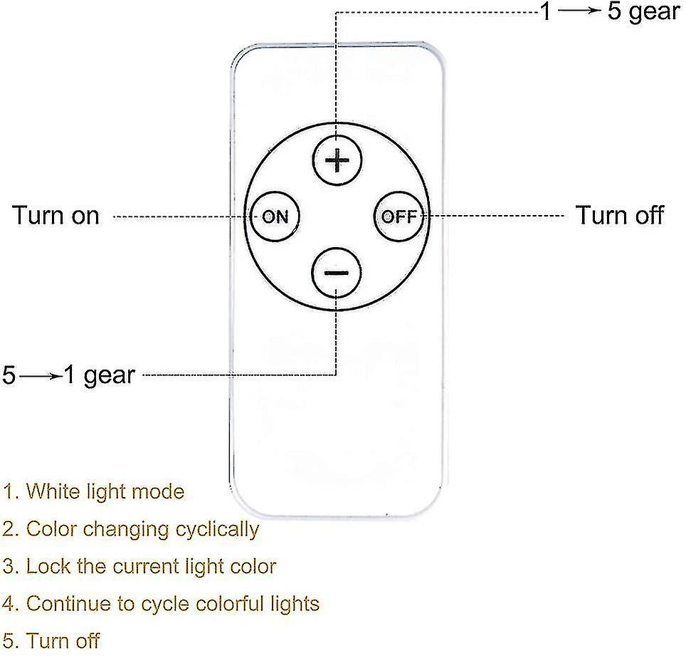 Santa Claus Night Light， Tap And Remote Control Led Christmas Lights 7 Color Modes Rechargeable Sili