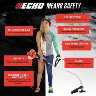 ECHO 25.4 cc Gas 2-Stroke X Series Straight Shaft String Trimmer SRM-2620T