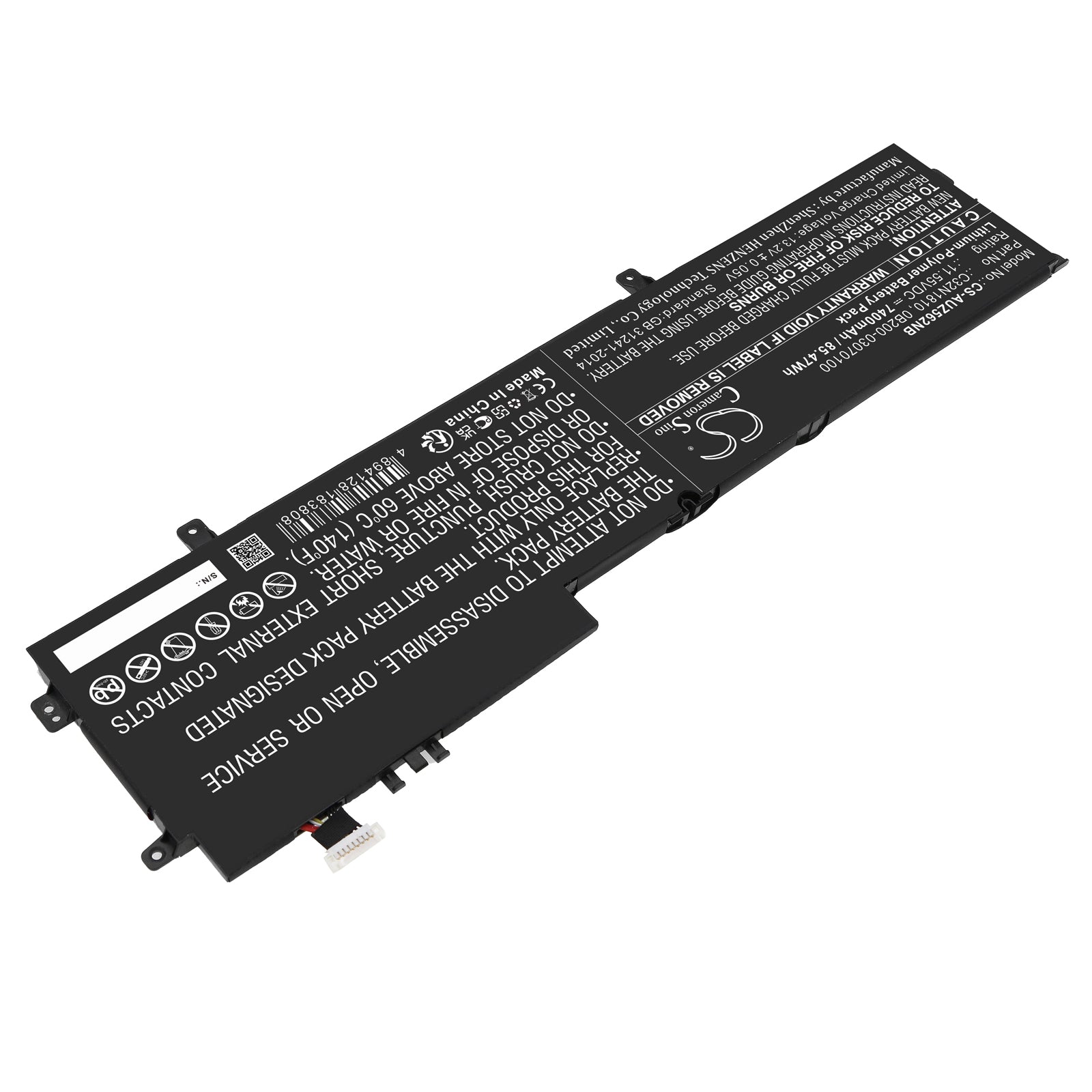 Asus ZenBook Flip 15 UX562 ZenBook Flip 15 UX562FD ZenBook Flip 15 UX562FD2G ZenBook Flip 15 UX562FN 7400mAh Laptop and Notebook Replacement Battery BatteryClerkcom Laptop and Notebook