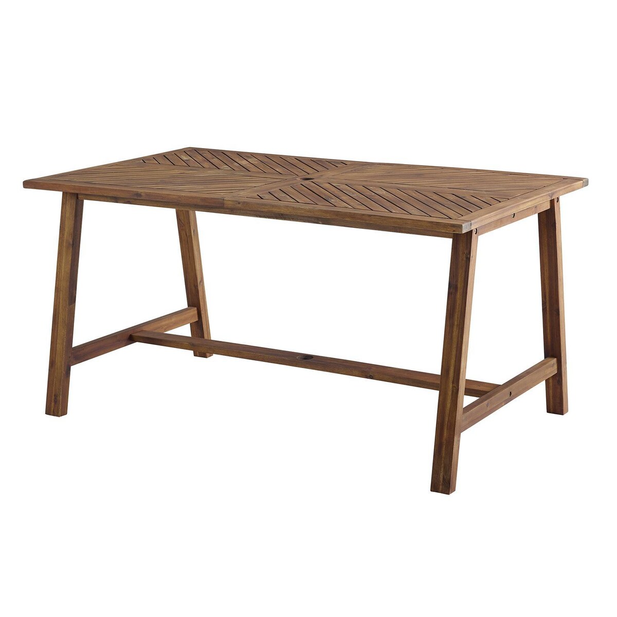 Ultimate Patio Wishlake 60 X 35 Inch Rectangular Acacia Patio Dining Table