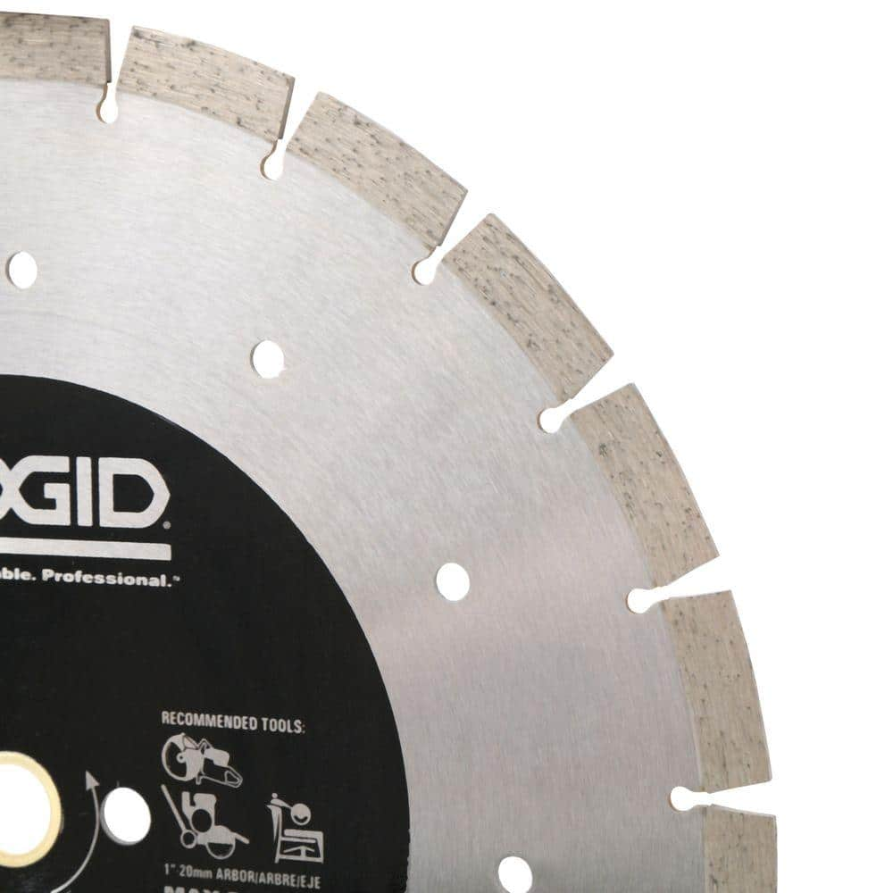 RIDGID 14 in. Segmented High-Rim Diamond Blade HD-MP14G