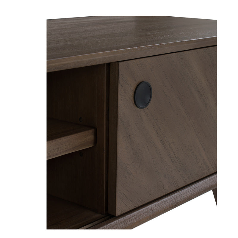 TORRELL 165cm TV Entertainment Unit - Woodline Mocha