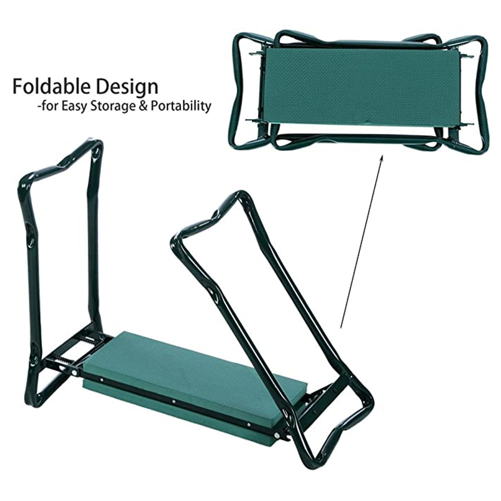 Floepx Home 2 Pcs Tool Side Bag Pockets Pouch for Garden Bench Garden Kneeler Stools Gardening