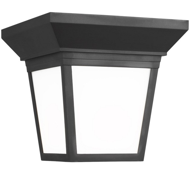 One Light Outdoor Ceiling Flush Mount