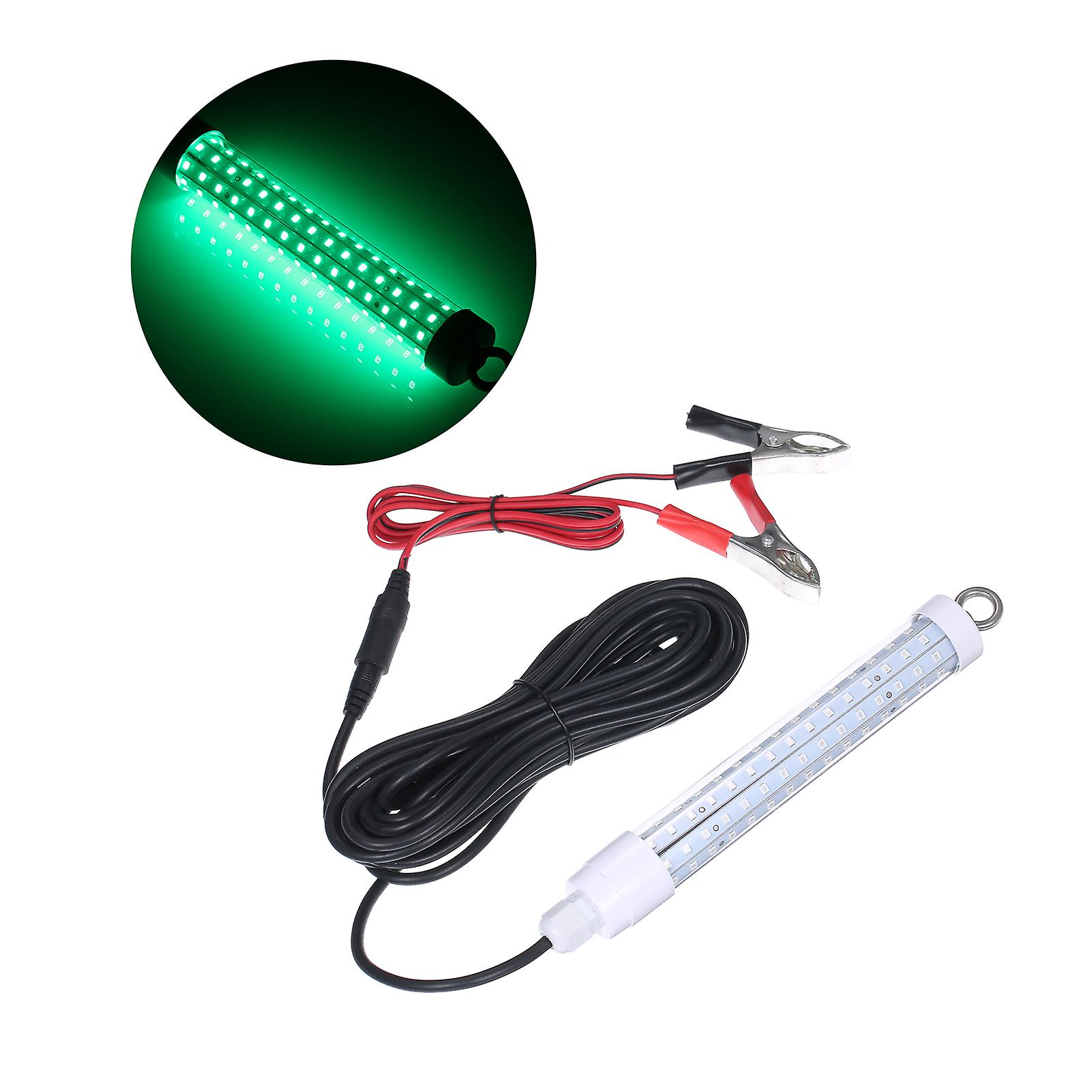 Underwater Night Fishing Light Ip68 Lure Bait 12-24v 10w 120leds 1000lm Leds Submersible Fish Finder Lamp With 6m/19.69ft Cord