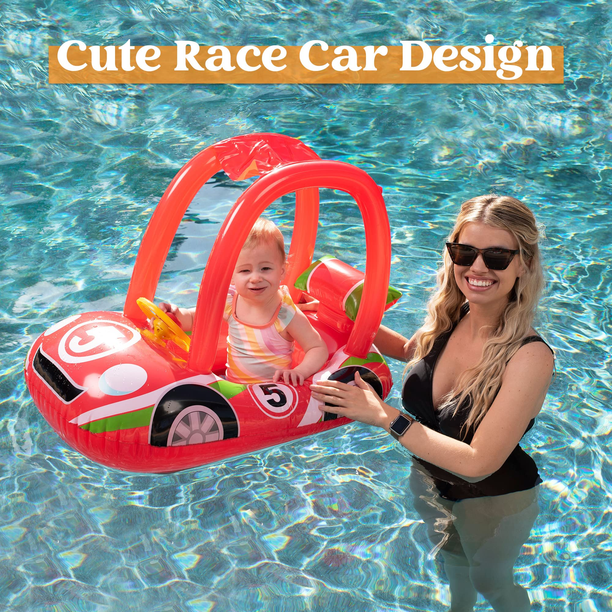 Clearance - Car Shaped Infants Float Boat