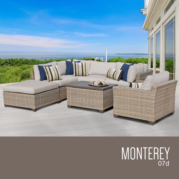 Monterey 07d 7piece Outdoor Wicker Patio Furniture Set