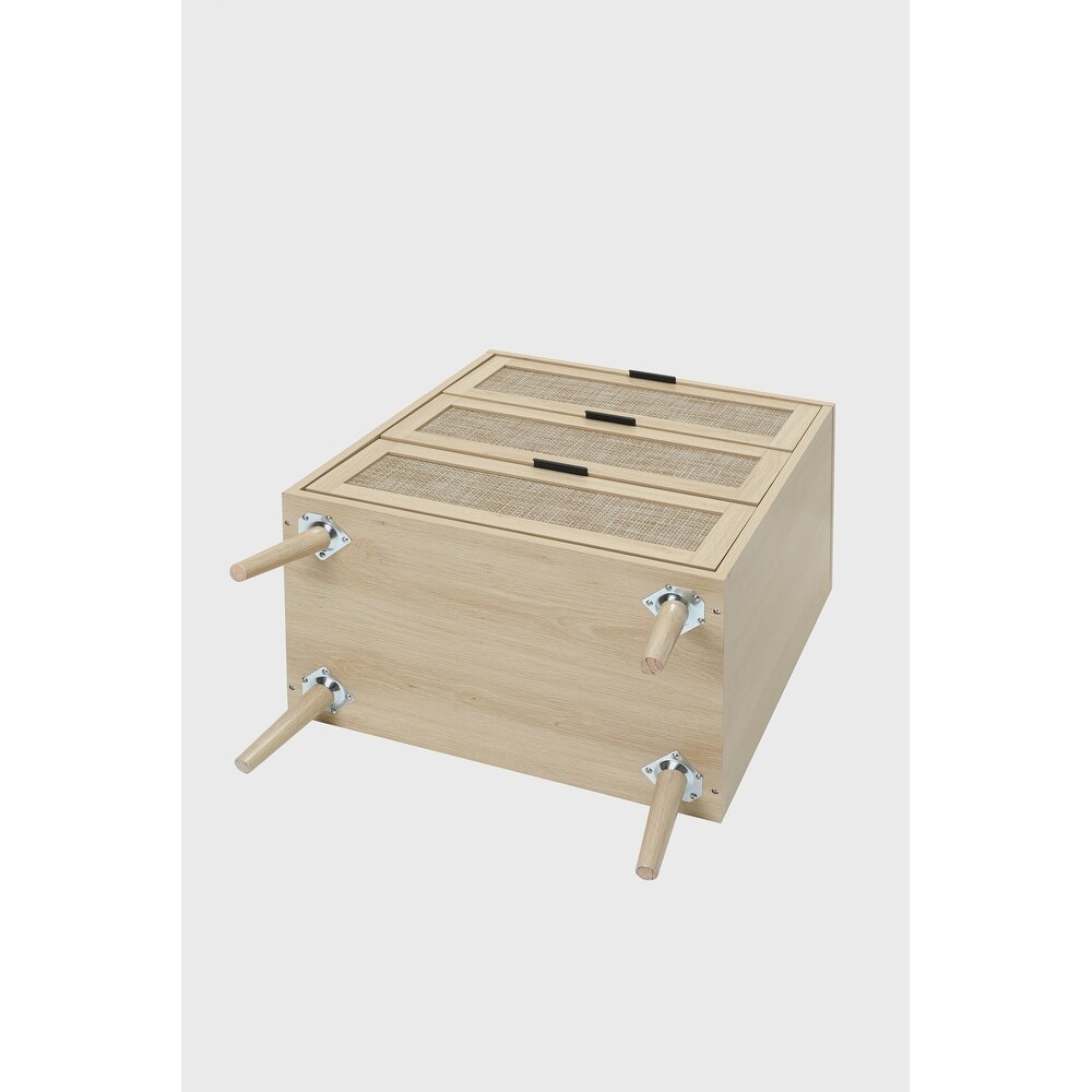 Natural 3 Drawer Cabinet