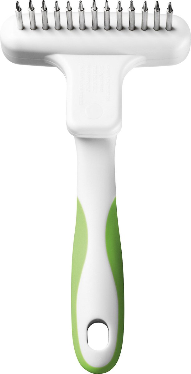 Andis Flexible Dog Rake， Green/White