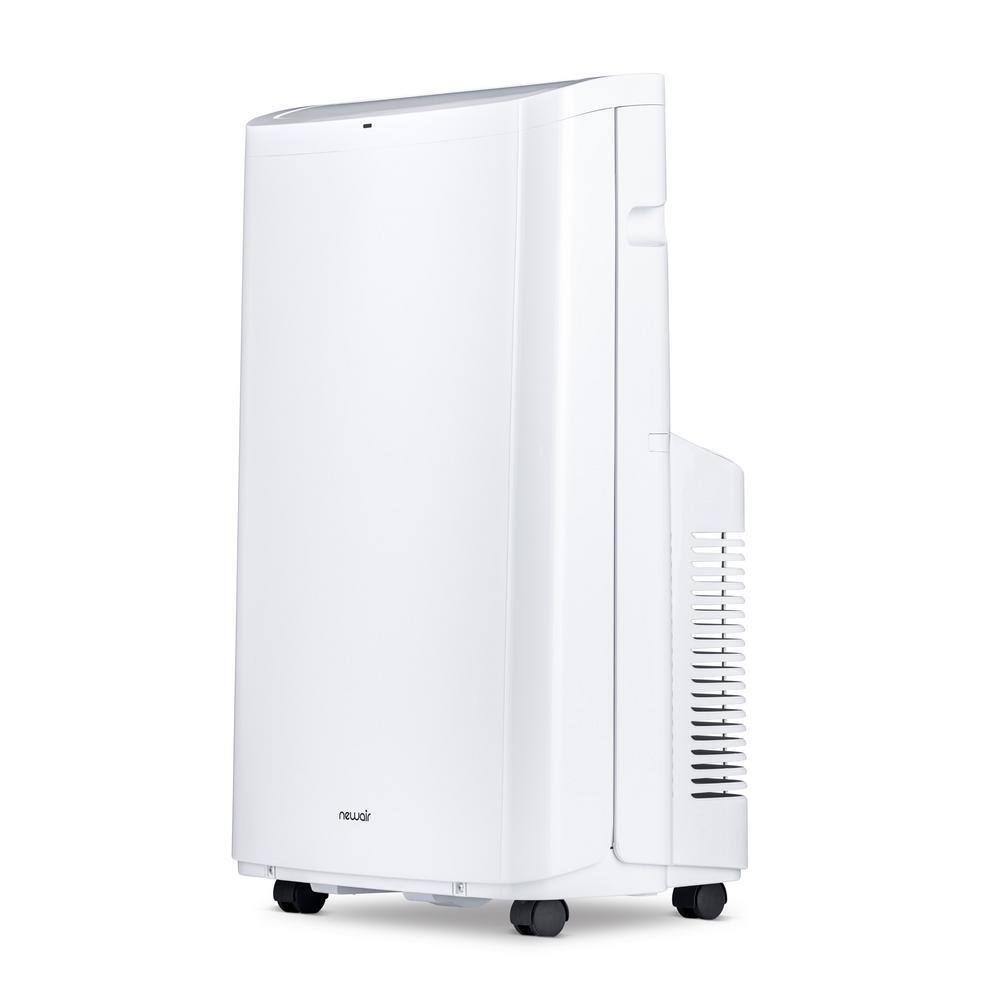 NewAir 14000 BTU (9500 BTU DOE) Portable Air Conditioner for 500 sq. ft. with Easy Setup Window Venting Kit  Remote - White NAC14KWH02