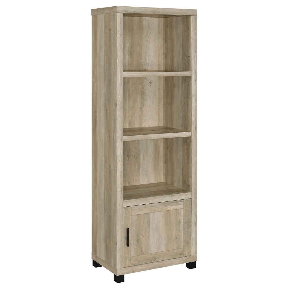 Trenton 3 Shelf Bookcase With Storage Cabinet