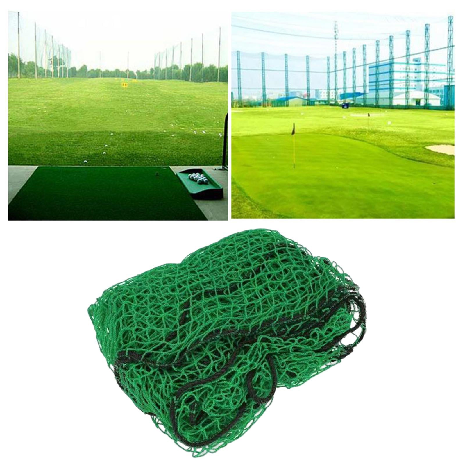 Golf Practice Barrier Border Net Golf Ball Hitting Netting for Backyard， Green ，