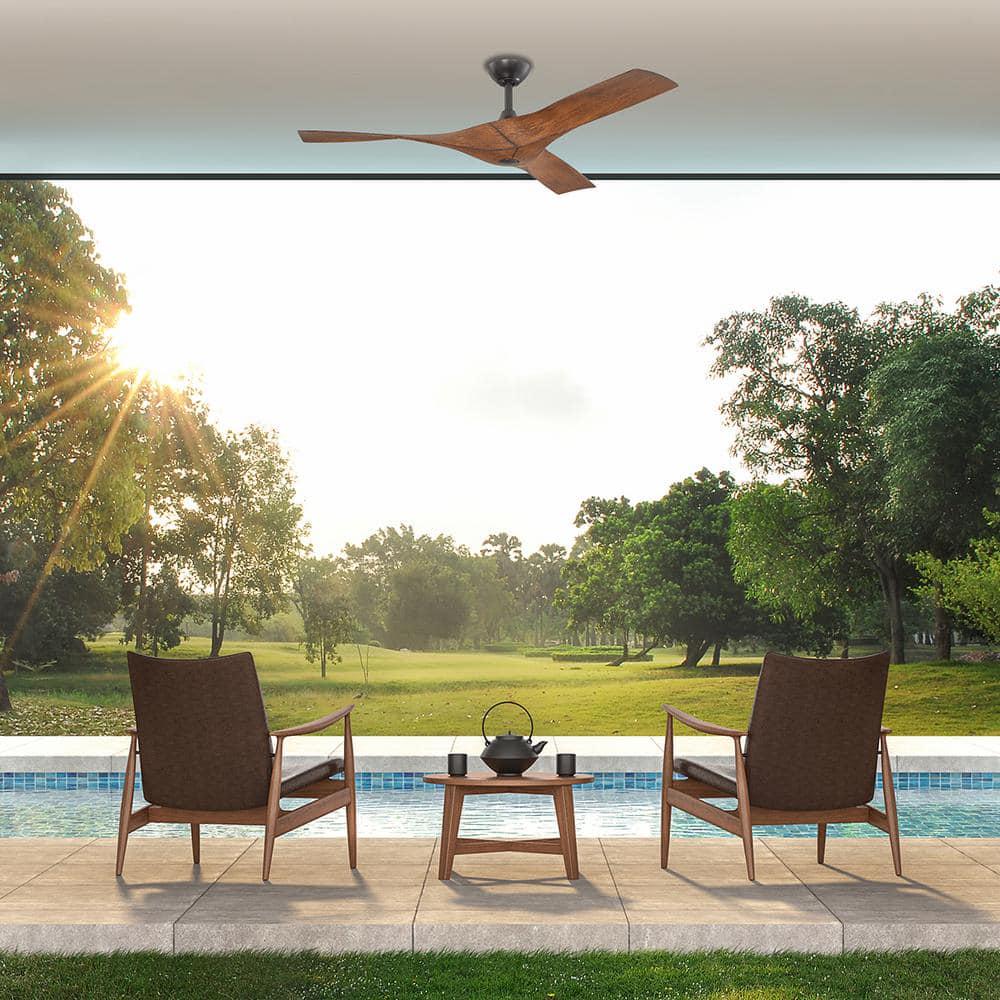 Home Decorators Collection Wesley 52 in Oil Rubbed Bronze Ceiling Fan with Remote Control