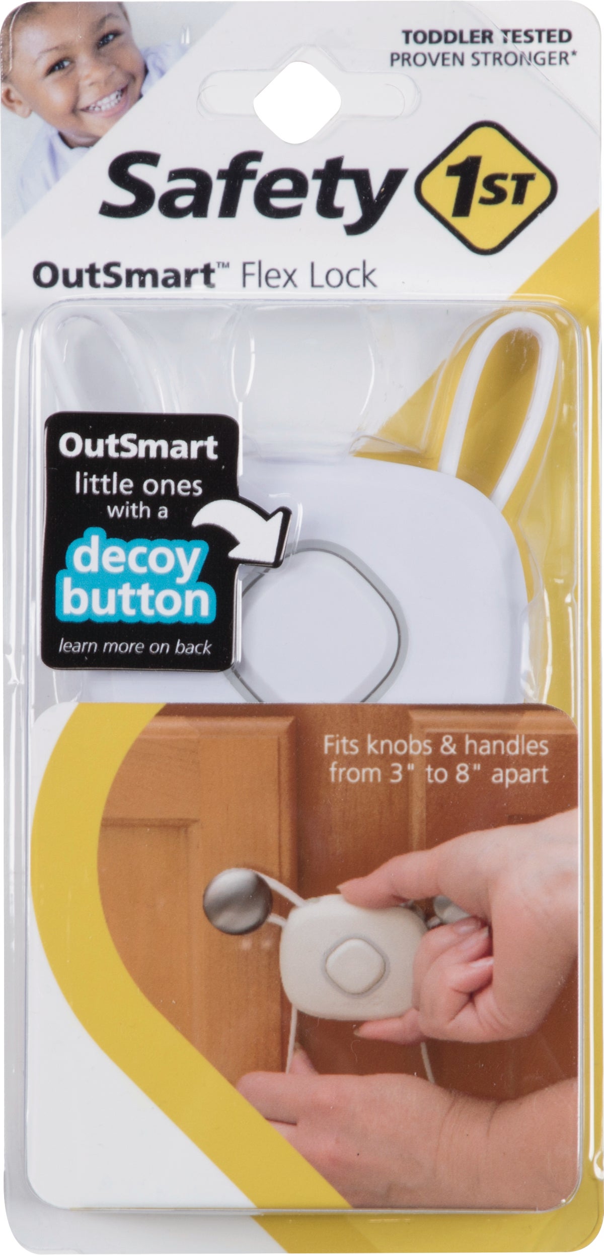 Safety 1st Outsmart Flex Lock Cabinet Lock White