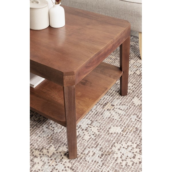 Kate and Laurel Talcott Rectangle Coffee Table