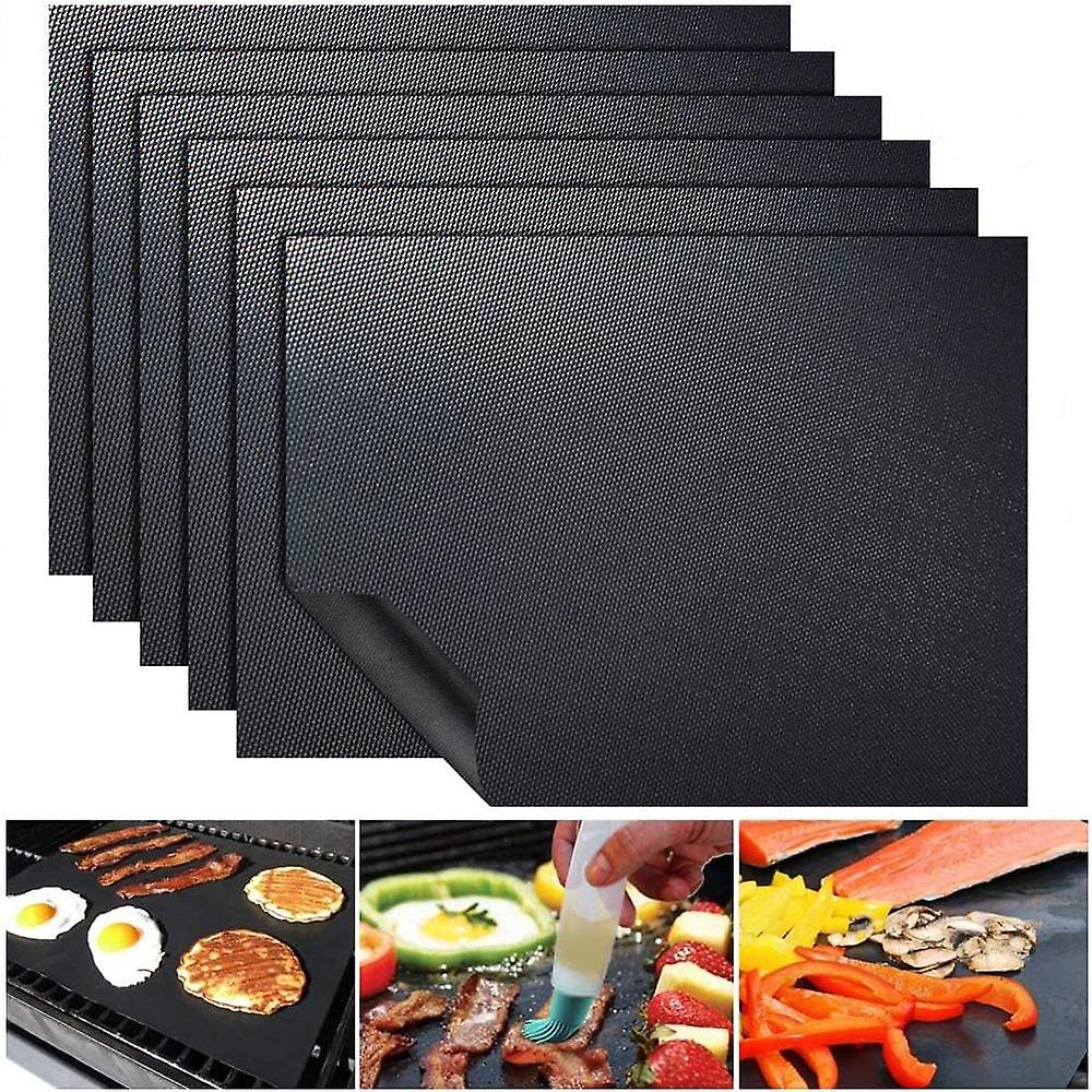 Non-stick Bbq Grill Mat 40*33cm Baking Mat Bbq Tools Cooking Grilling Sheet Heat Resistance Easily Cleaned Kitchen Tools