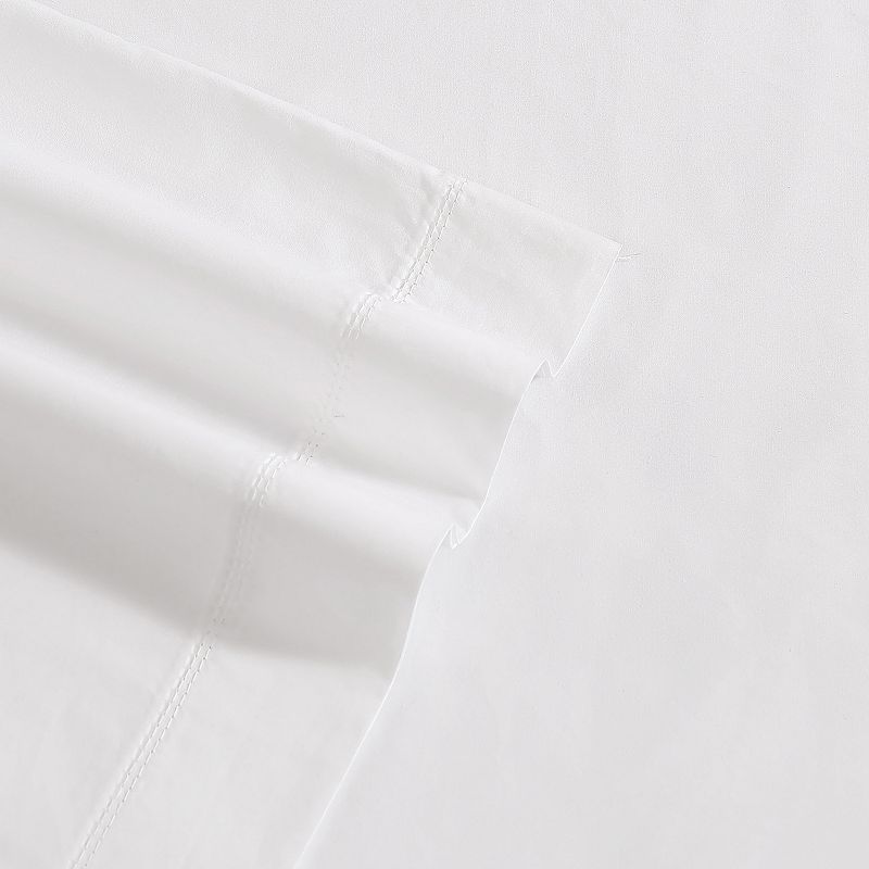 Laura Ashley Solid White Sheets 4-piece Set