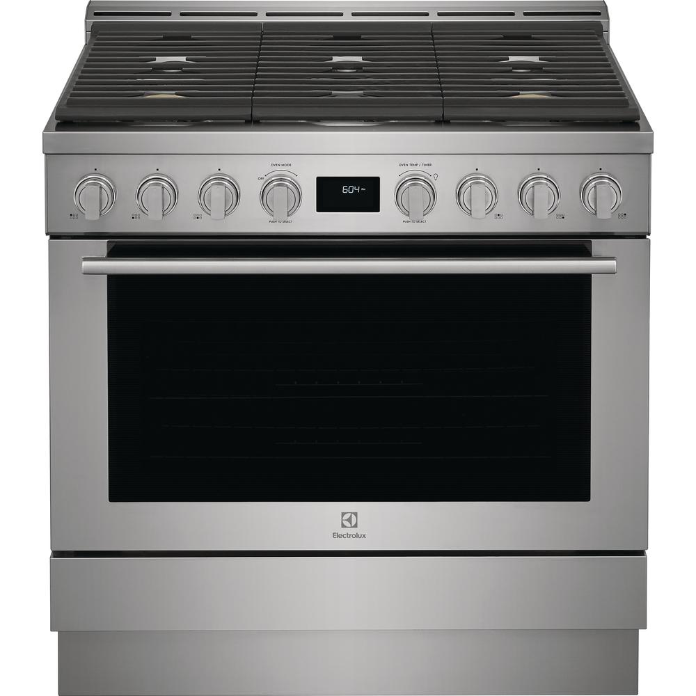 Electrolux 36-inch Freestanding Gas Range with Convection Technology ECFG3668AS