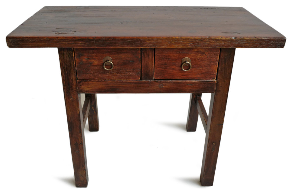 Consigned Farm Console Side Table   Rustic   Console Tables   by Design Mix Furniture  Houzz