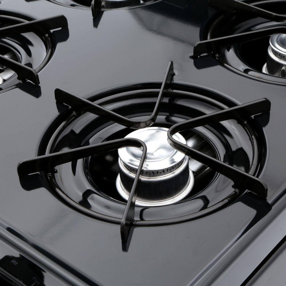 Premier 20 in. 2.42 cu. ft. Gas Range in Black SAK220BP