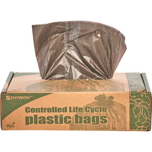 Stout Controlled Life-Cycle Plastic Trash Bags | 30 gal， 0.8 mil， 30