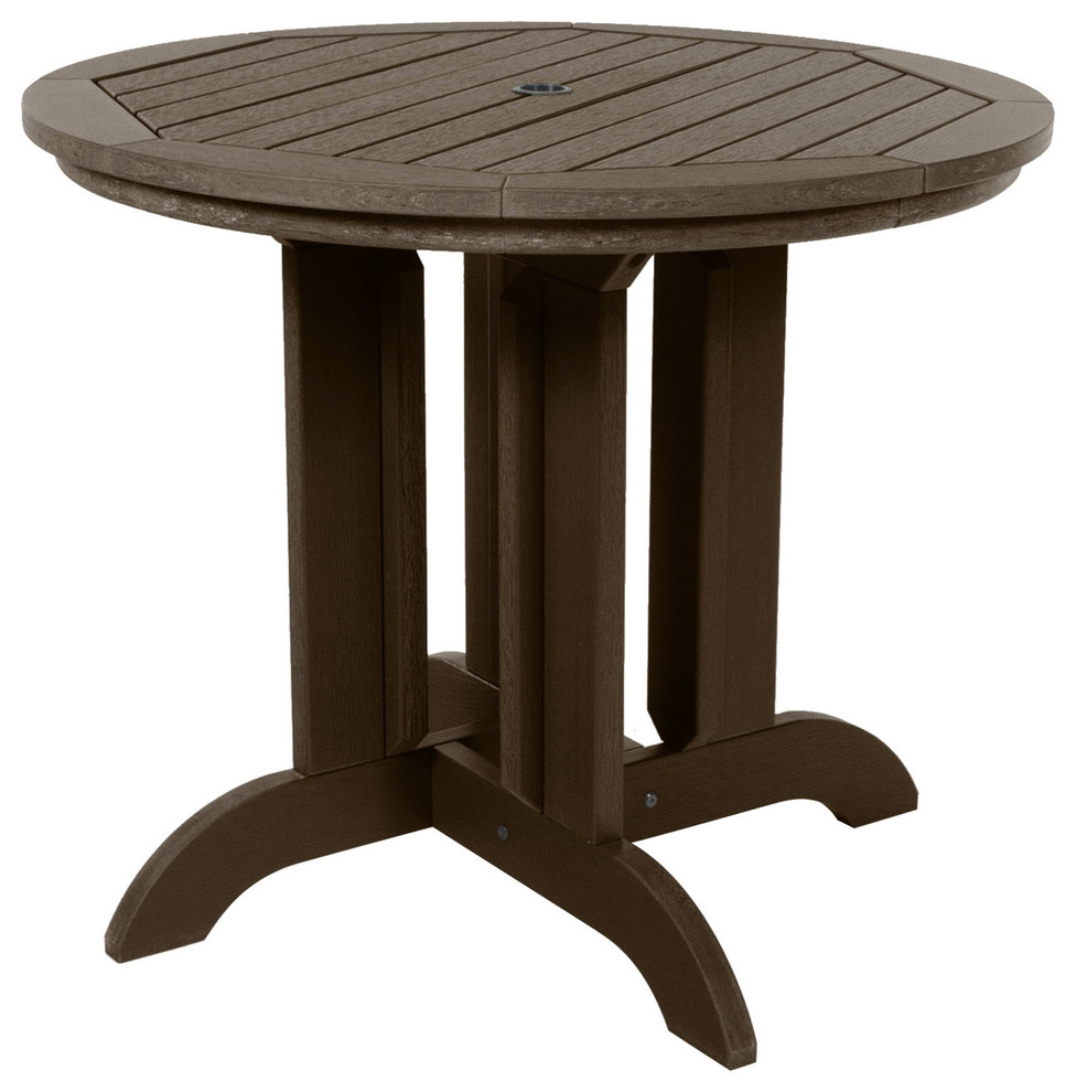 Round Dining Table  36 quot  Transitional   Outdoor Dining Tables   by highwood  Houzz