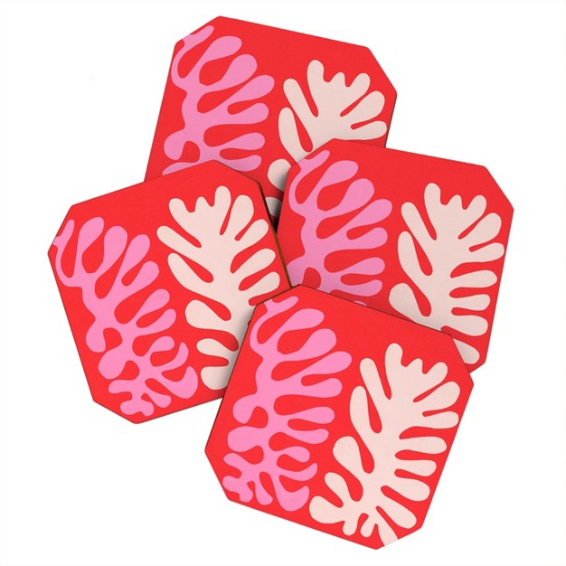 Garima Dhawan Cutouts 39 Coaster Set Deny Designs