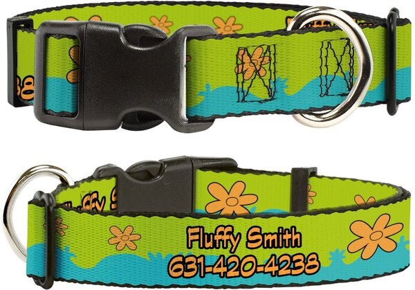 Buckle-Down Scooby Doo The Mystery Machine Paint Job Personalized Dog Collar