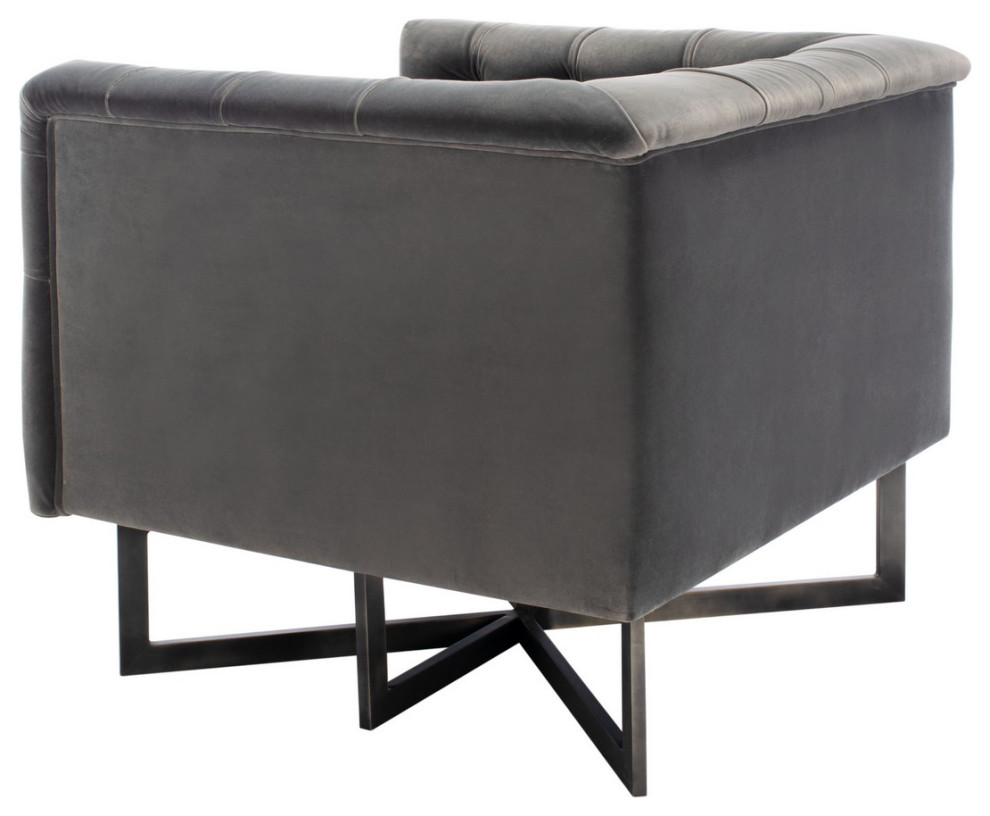 Rosco Modern Tufted Accent Chair   Transitional   Armchairs And Accent Chairs   by Love Sofa  Houzz