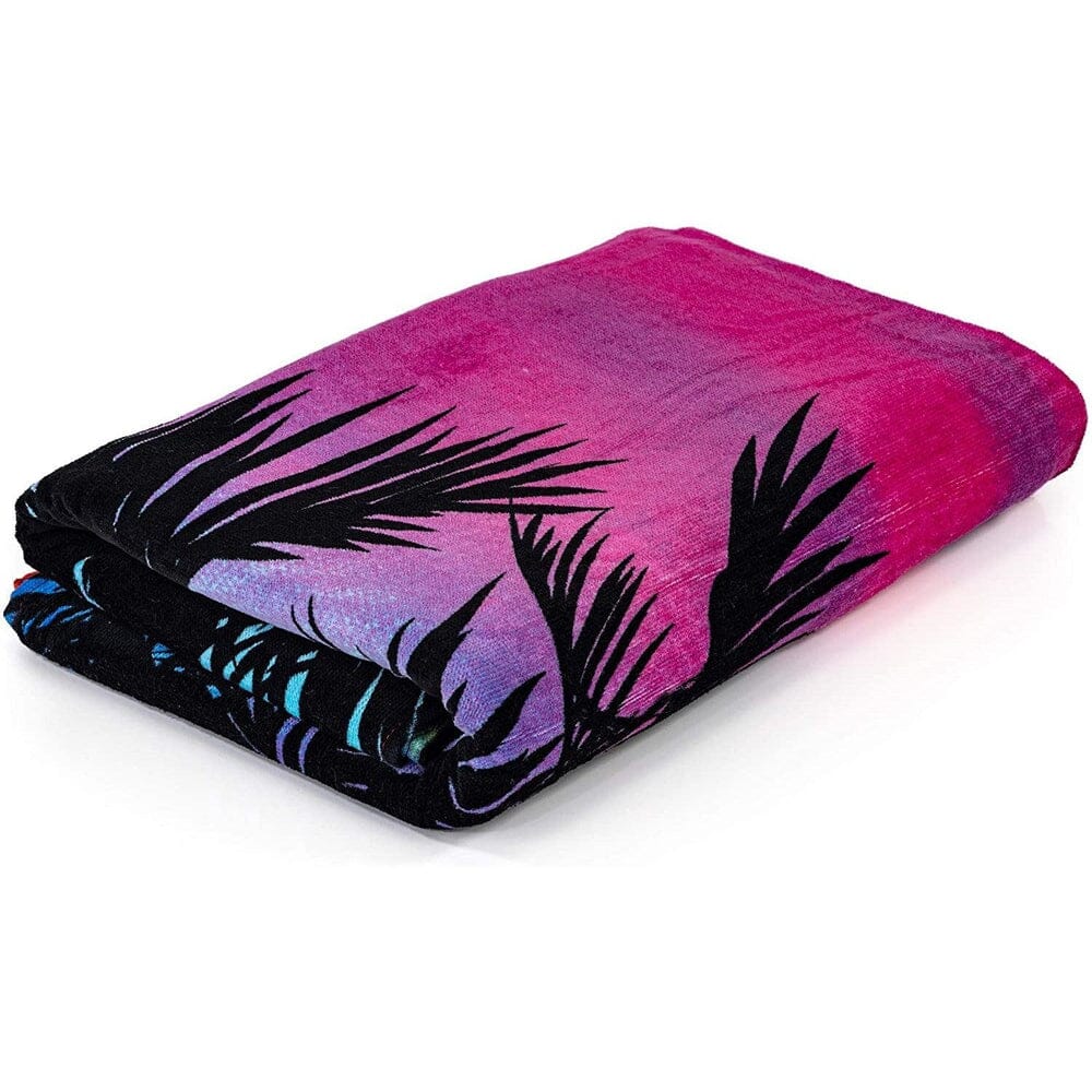 Palm Tree Sunset Super Soft Plush Cotton Beach Bath Pool Towel