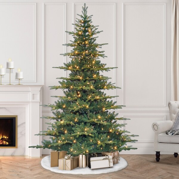 Puleo International 7.5 ft. PreLit Artificial Utah Fir Tree