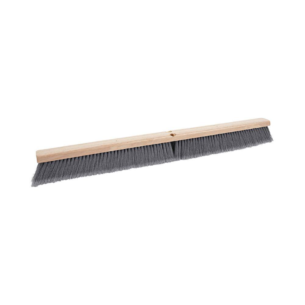 ProLine 36 in. Floor Brush Head with 3 in. Gray Flagged Polypropylene Brush BWK20436