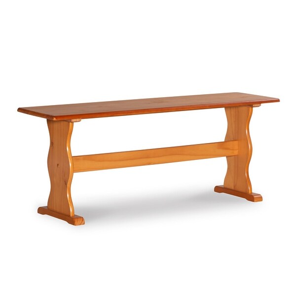 Copper Grove Riki Honey Pine Dining Bench