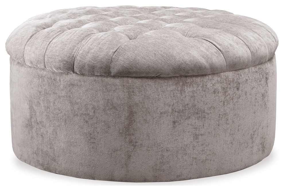 Carnaby Oversized Accent Ottoman   Transitional   Footstools And Ottomans   by Ashley Furniture Industries  Houzz