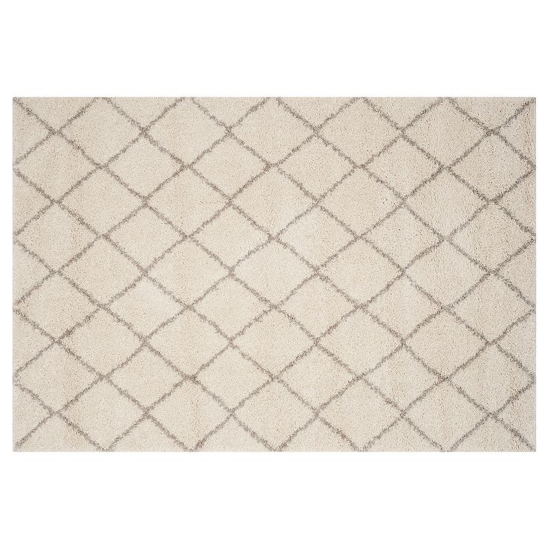 Safavieh Arizona Tempe Lattice Shag Rug