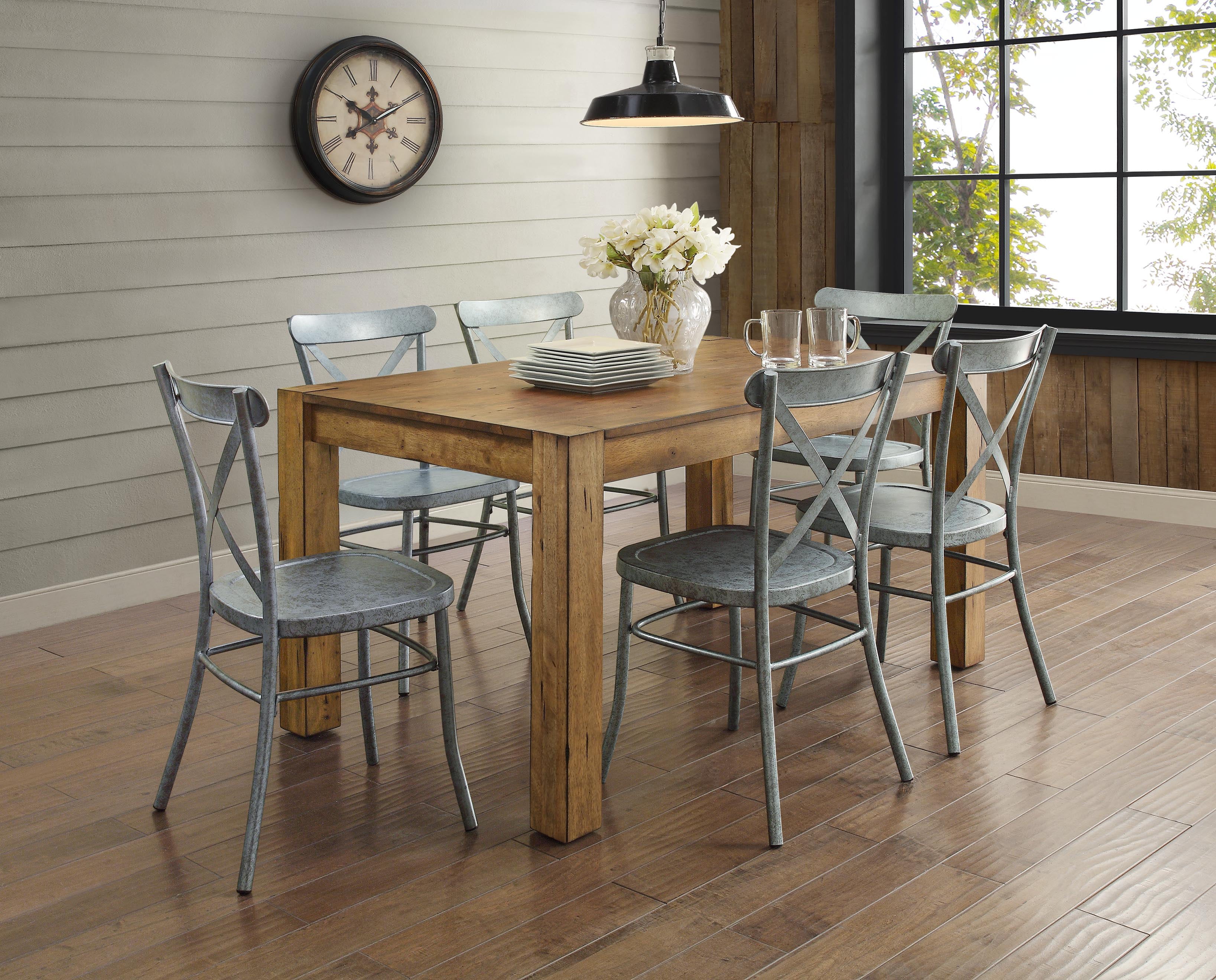 Better Homes & Gardens Bryant Solid Wood Dining Table, Rustic Brown