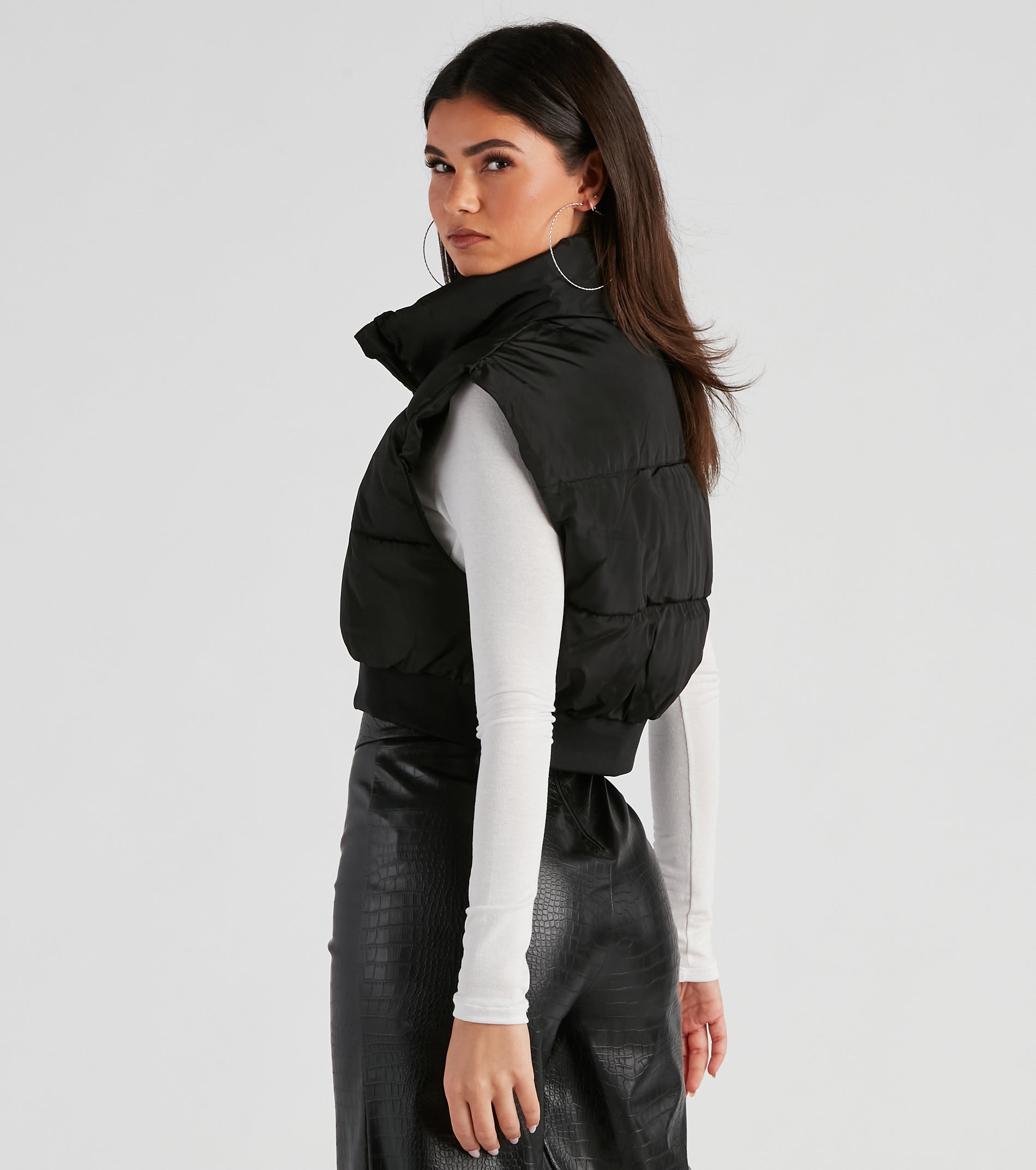 Winter Must-Have Cropped Puffer Vest