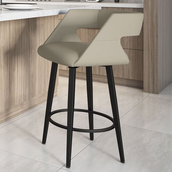 Amisco Marvin Swivel Counter and Bar Stool