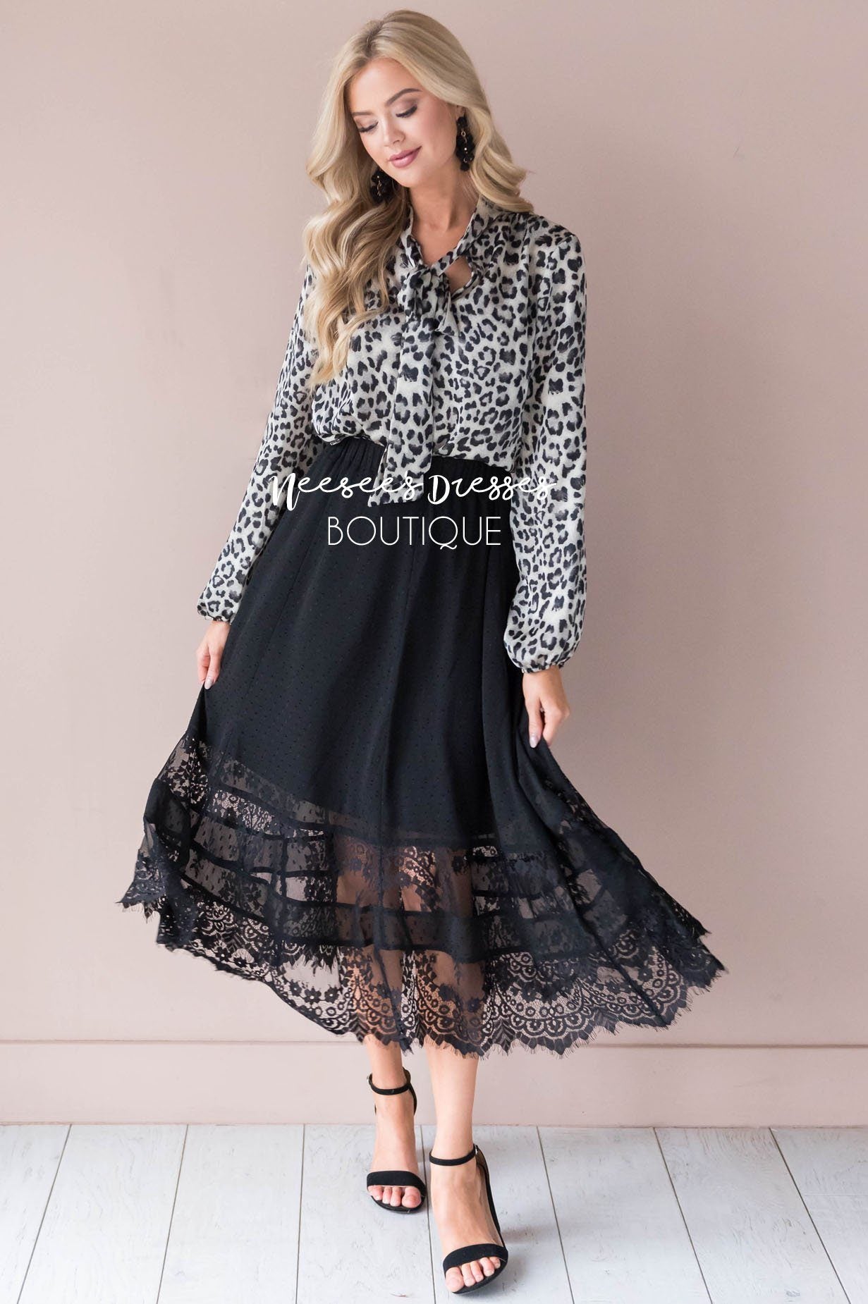 Sheer Joy Lace Skirt