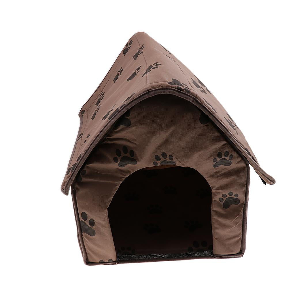 PORTABLE DOG Footprint HOUSE - Soft， Warm and Comfortable and Everywhere