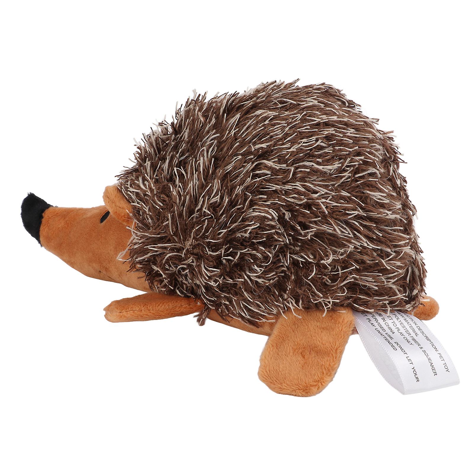 Hedgehog Shape Dog Squeaky Toys Super Soft Plush Bite Resistant Interactive Dog Toys For Chewing Training Playing