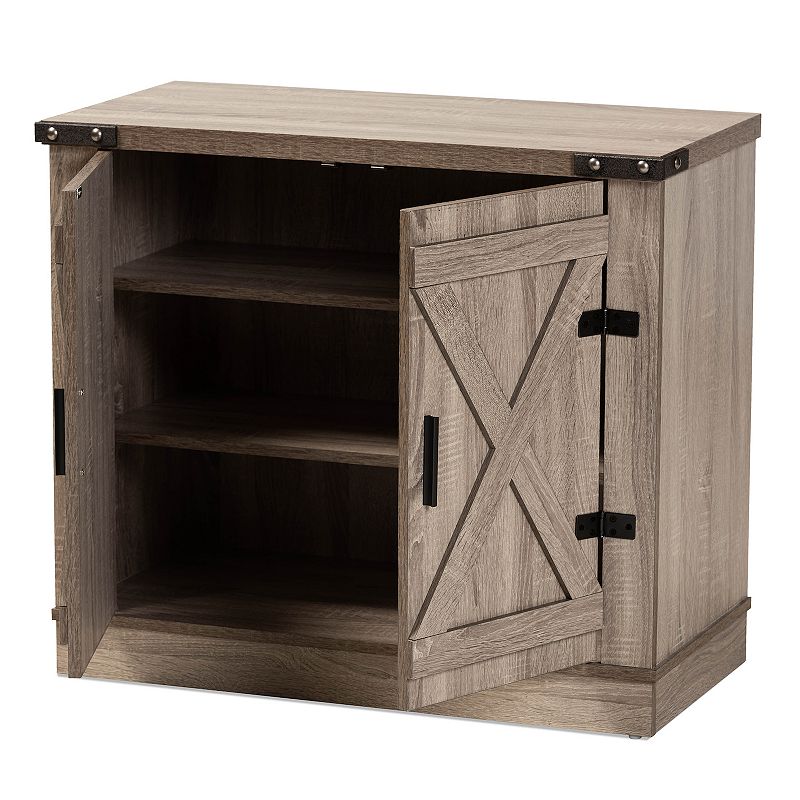 Baxton Studio Wayne Shoe Cabinet