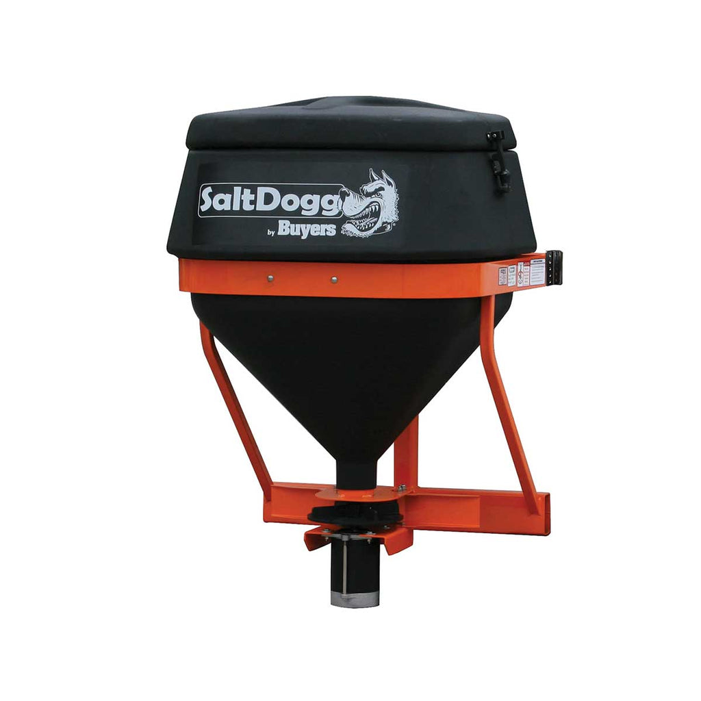 SaltDogg 8.0 Cubic Foot Black Poly Electric Tailgate Spreader